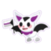 Demisexual Bat Sticker - Rare from Pride